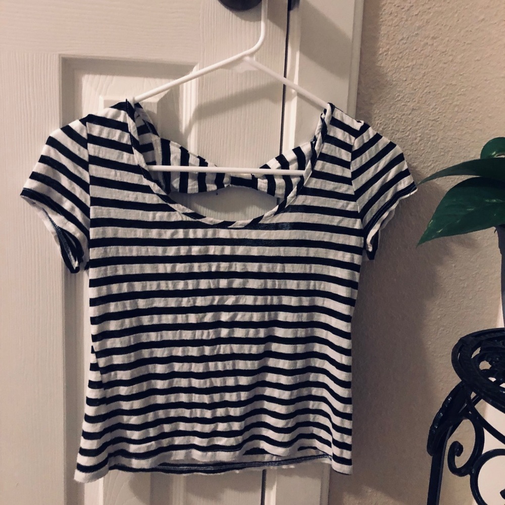 Wet seal crop top